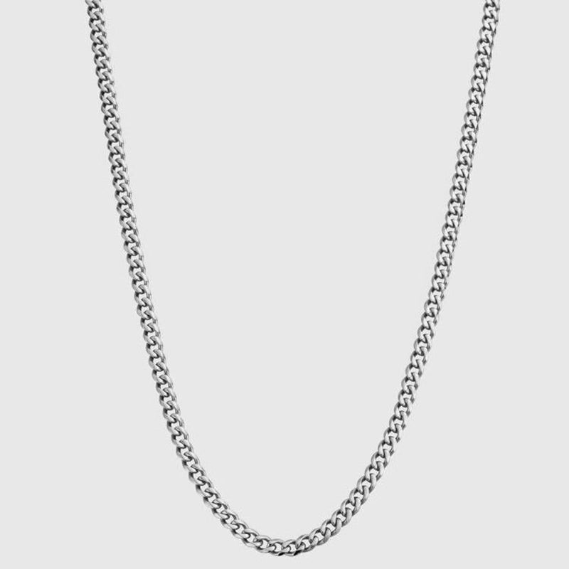 Cuban Chain Silver-Qream-Mansion Clothing