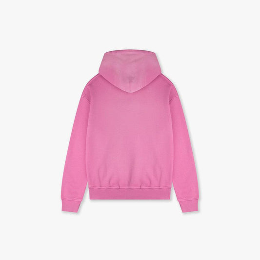 Cutout Hoodie Hot Pink