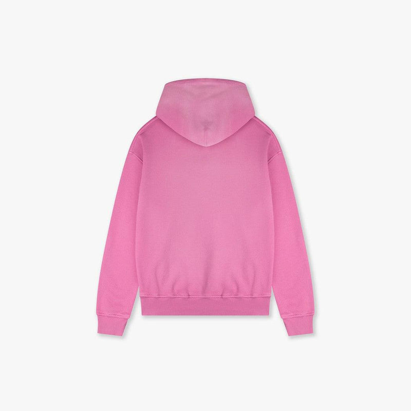 Cutout Hoodie Hot Pink