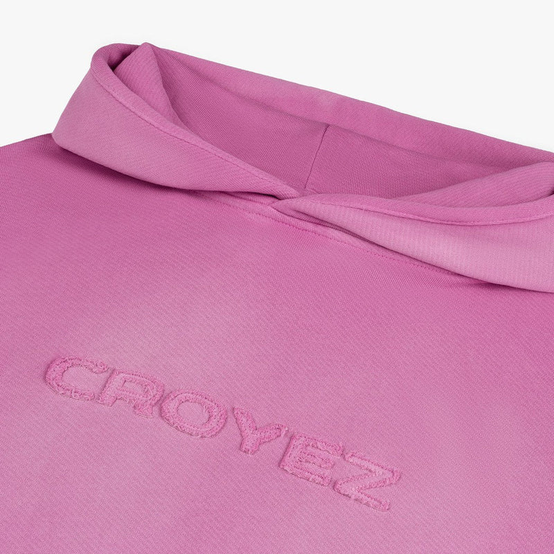 Cutout Hoodie Hot Pink