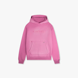 Cutout Hoodie Hot Pink
