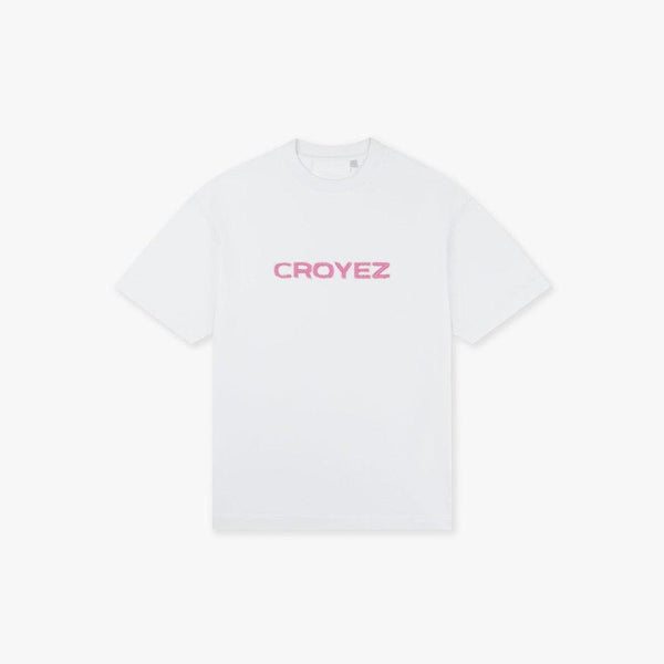 Cutout T-Shirt White / Hot Pink-Croyez-Mansion Clothing