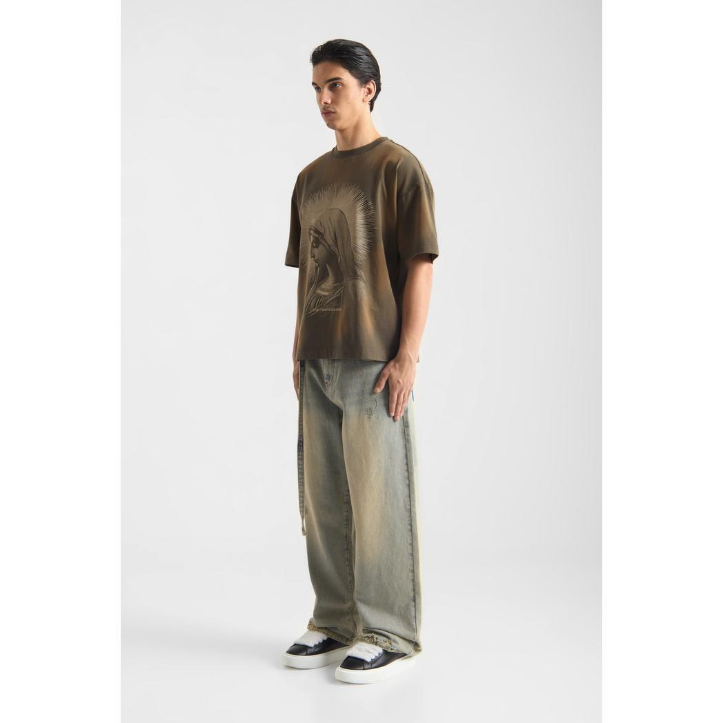 Daishoji T-shirt Faded Olive