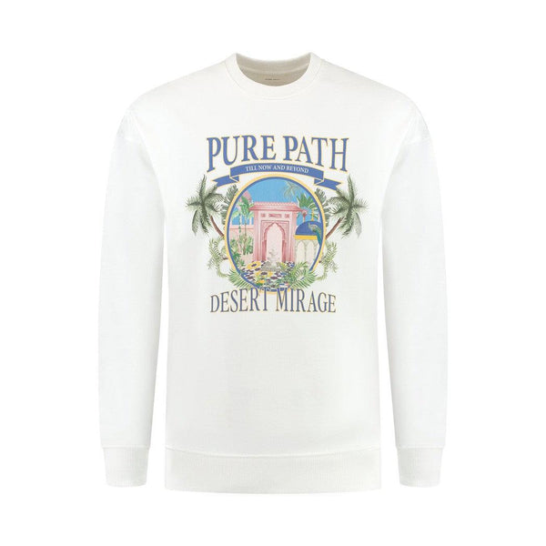 Desert Mirage Sweater - Off White-Pure Path-Mansion Clothing