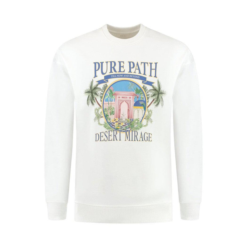 Desert Mirage Sweater - Off White-Pure Path-Mansion Clothing