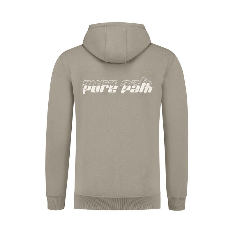 Dimensional Script Hoodie Army Green