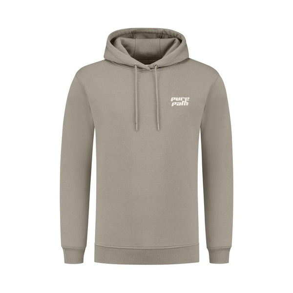 Dimensional Script Hoodie Army Green