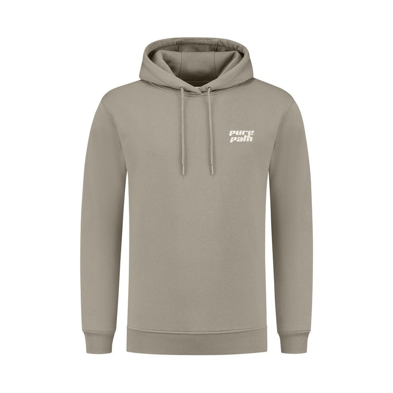Dimensional Script Hoodie Army Green