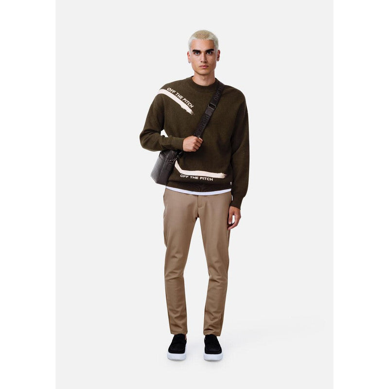 Direction Jacquard Knitted Jumper-OFF THE PITCH-Mansion Clothing