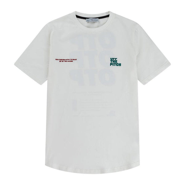 Division Slim Fit Tee Off White-Off The Pitch-Mansion Clothing