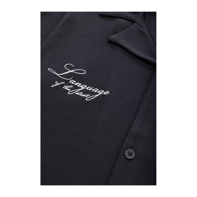 Double Script Shirt Black