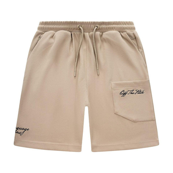 Double Script Short Sand-Off The Pitch-Mansion Clothing