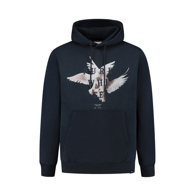 Dove Print Hoodie-Purewhite-Mansion Clothing