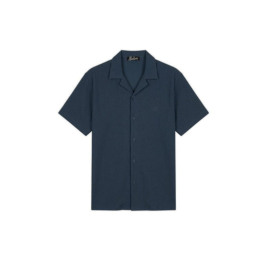 Emblem Seersucker Shirt Navy