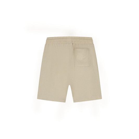 Emblem Seersucker Shorts Light Taupe