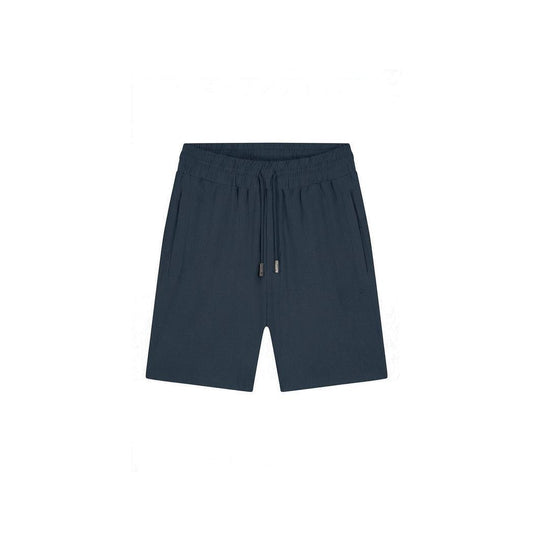Emblem Seersucker Shorts Navy