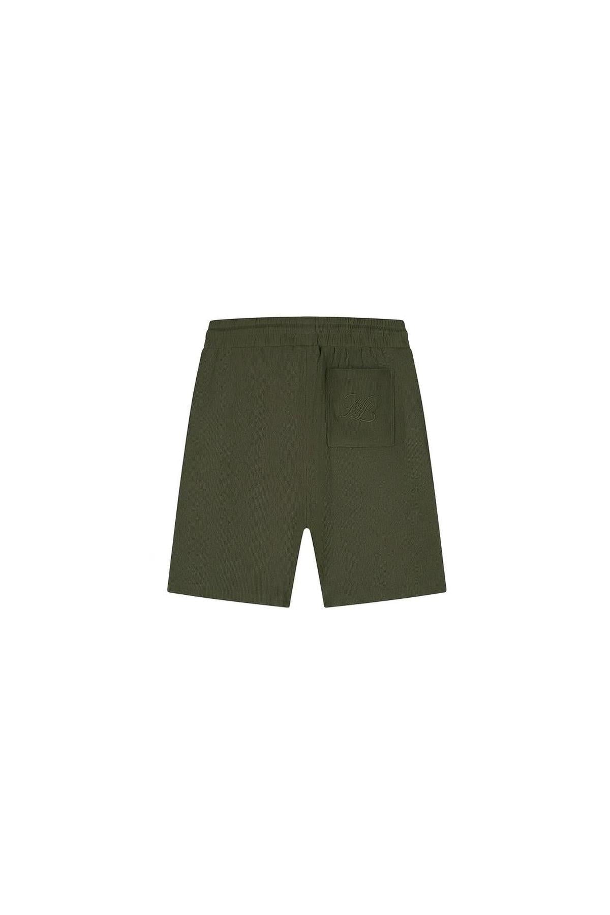 Emblem Seersucker Shorts Vintage Green