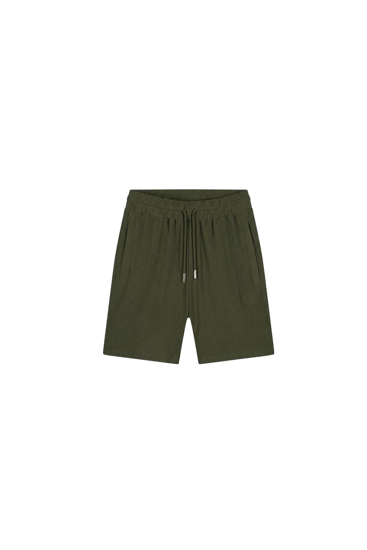 Emblem Seersucker Shorts Vintage Green
