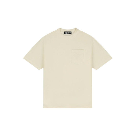 Emblem Towelling T-Shirt Off-White-Malelions-Mansion Clothing