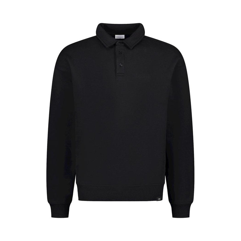 Embroidered Smart Polo Sweater