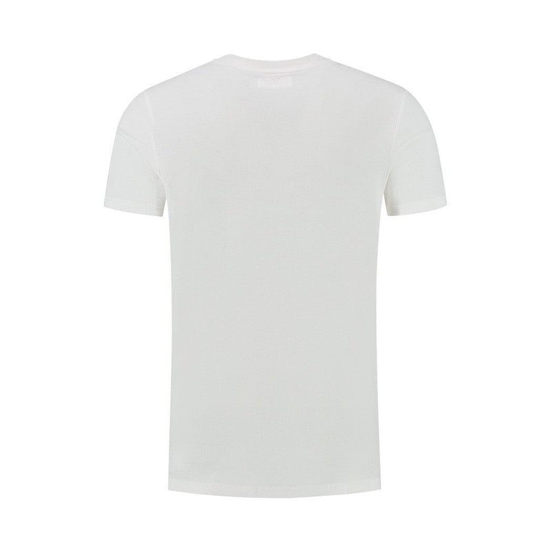 Embroidery Waffle T-shirt - Off White