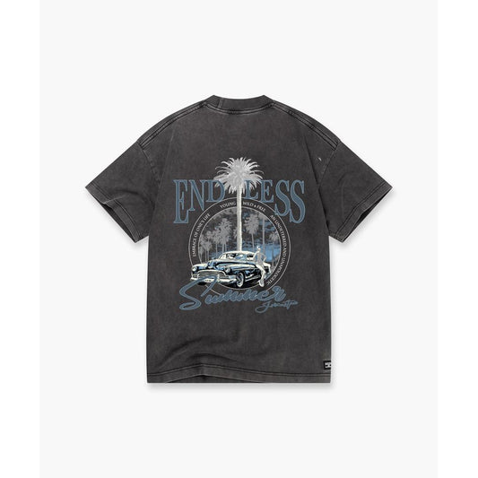 Endless Summer Loose fit tee Acidgrey-Jorcustom-Mansion Clothing