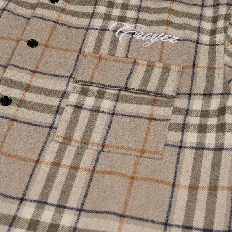 Essence Flannel Shirt Brown/Beige