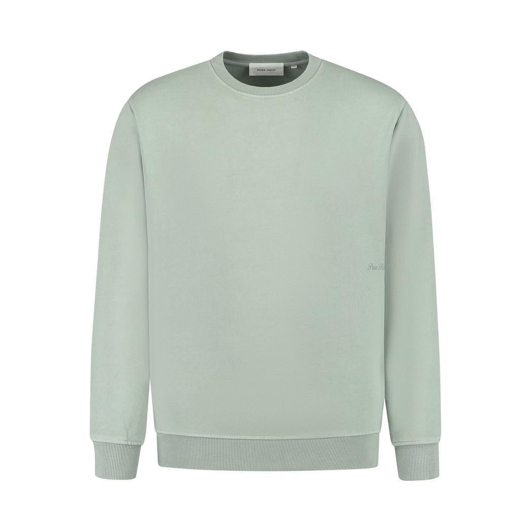 Essence Of Life Sweater Army Green-Pure Path-Mansion Clothing