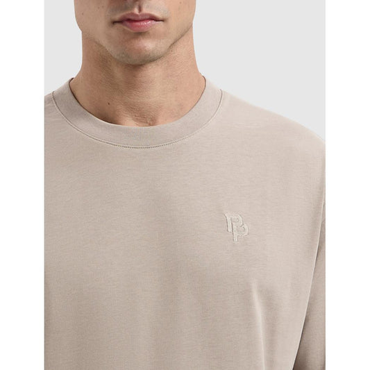 Essential Initials T-shirt Taupe
