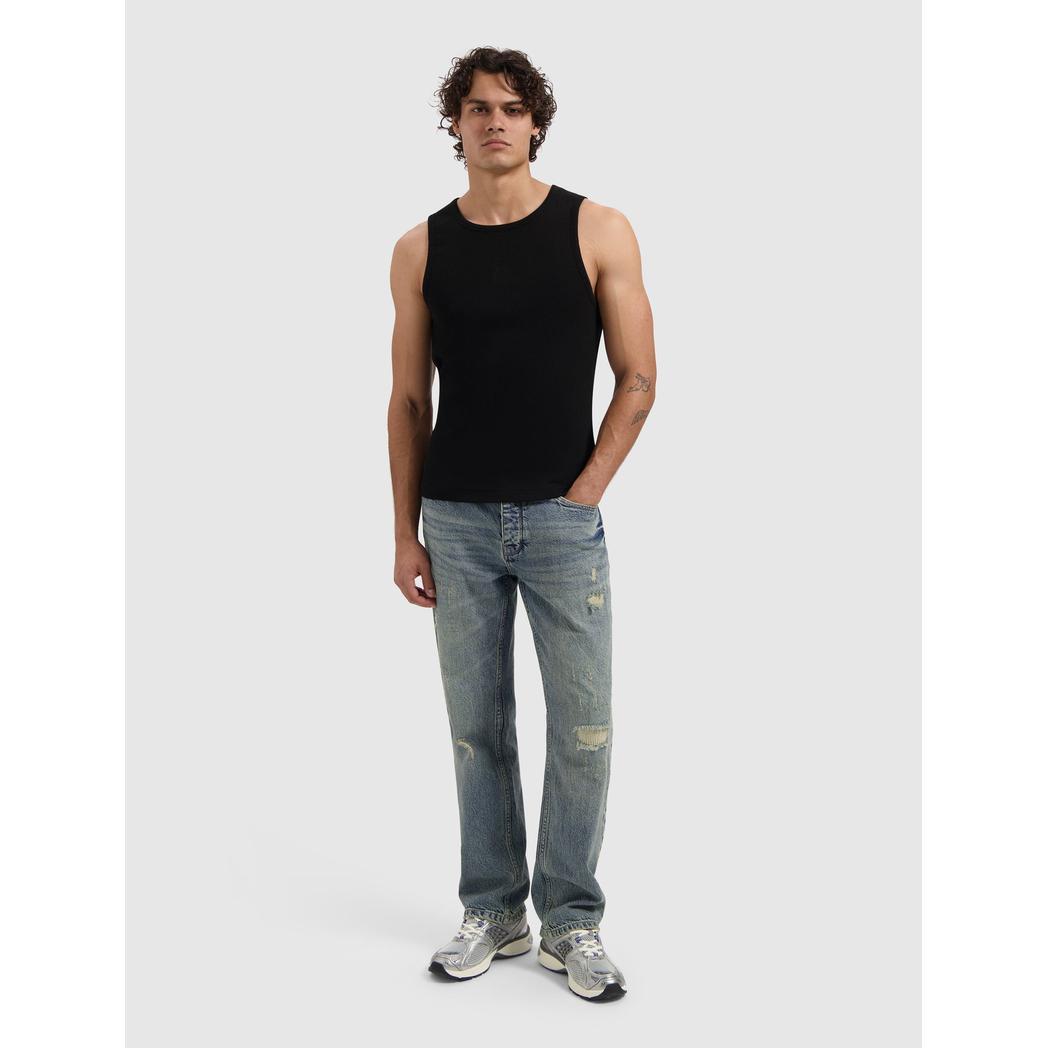 Essential Initials Tanktop Black-Pure Path-Mansion Clothing
