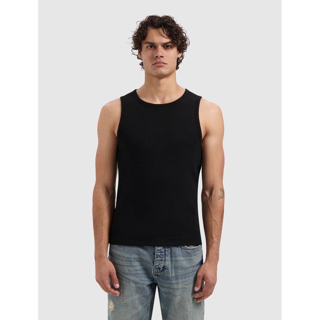 Essential Initials Tanktop Black-Pure Path-Mansion Clothing