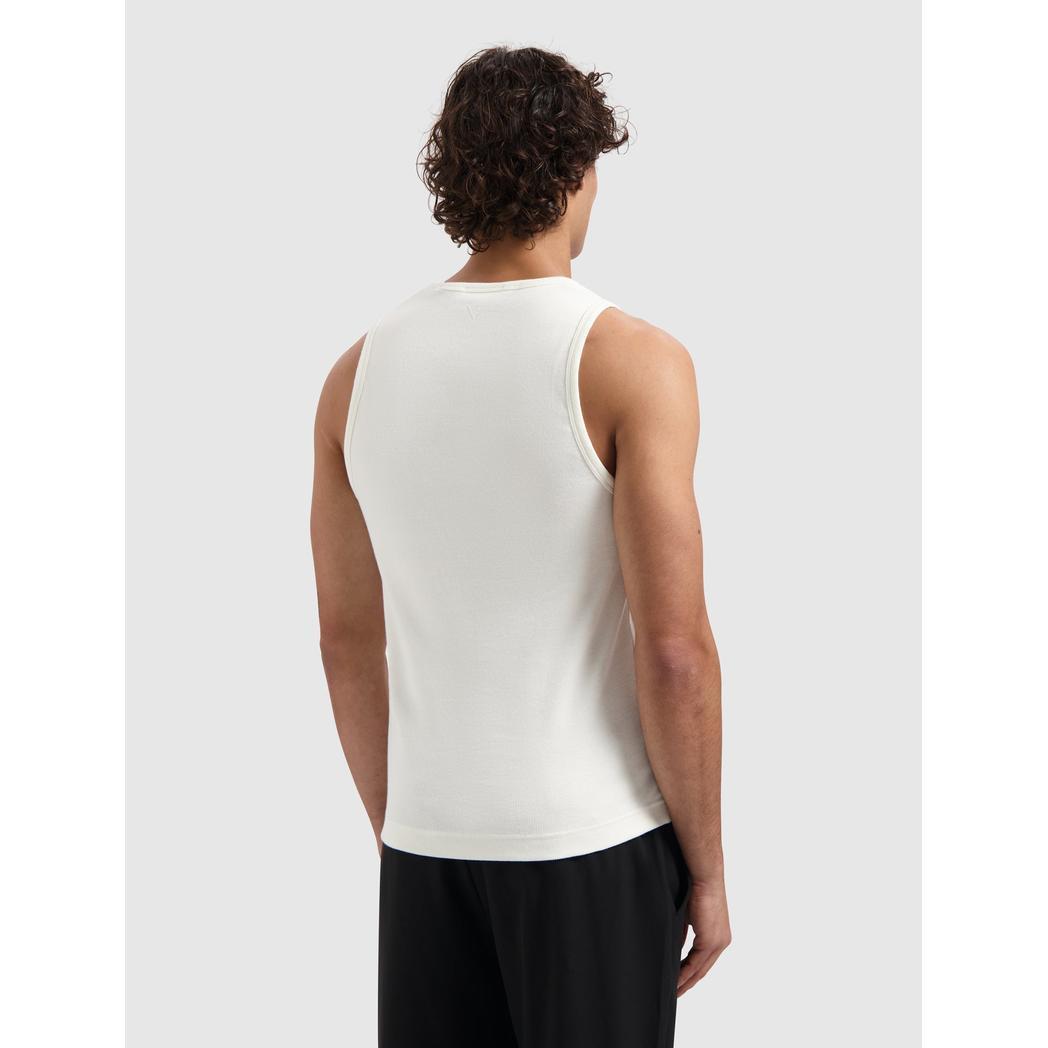 Essential Initials Tanktop Off White-Pure Path-Mansion Clothing