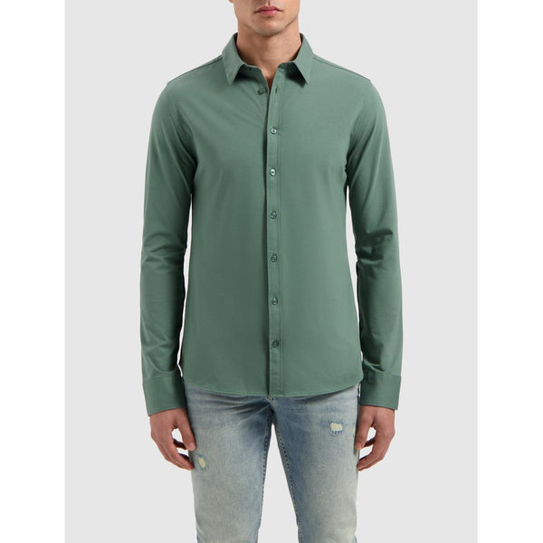 Essential Jersey Shirt Faded Green