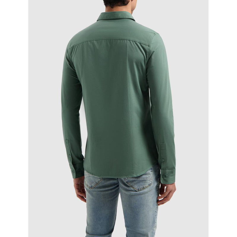 Essential Jersey Shirt Faded Green