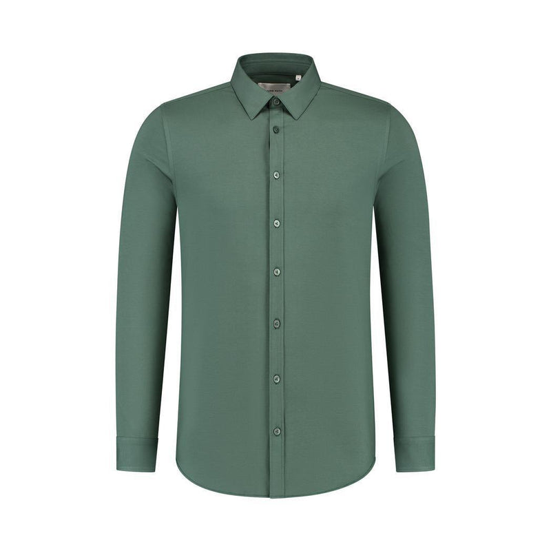 Essential Jersey Shirt Faded Green