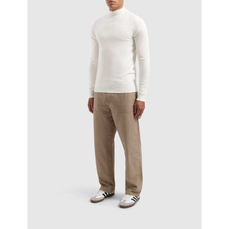 Essential Knitwear Mockneck Sweater Off White