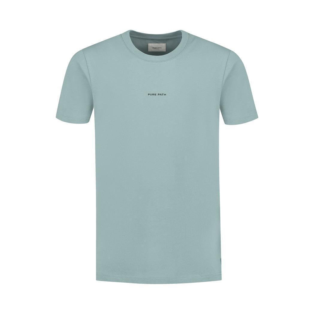 Essential Logo T-shirt Blue Grey