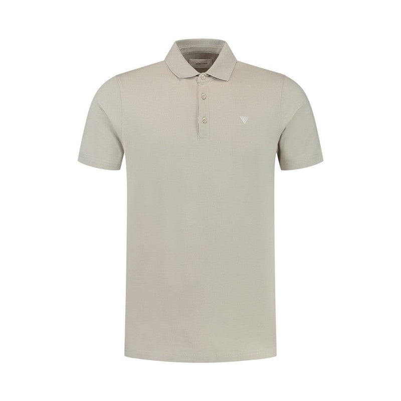Essential Triangle Polo - Sand-Pure Path-Mansion Clothing