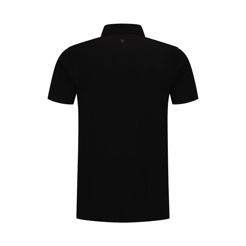 Essential Wordmark Polo Black-Pure Path-Mansion Clothing