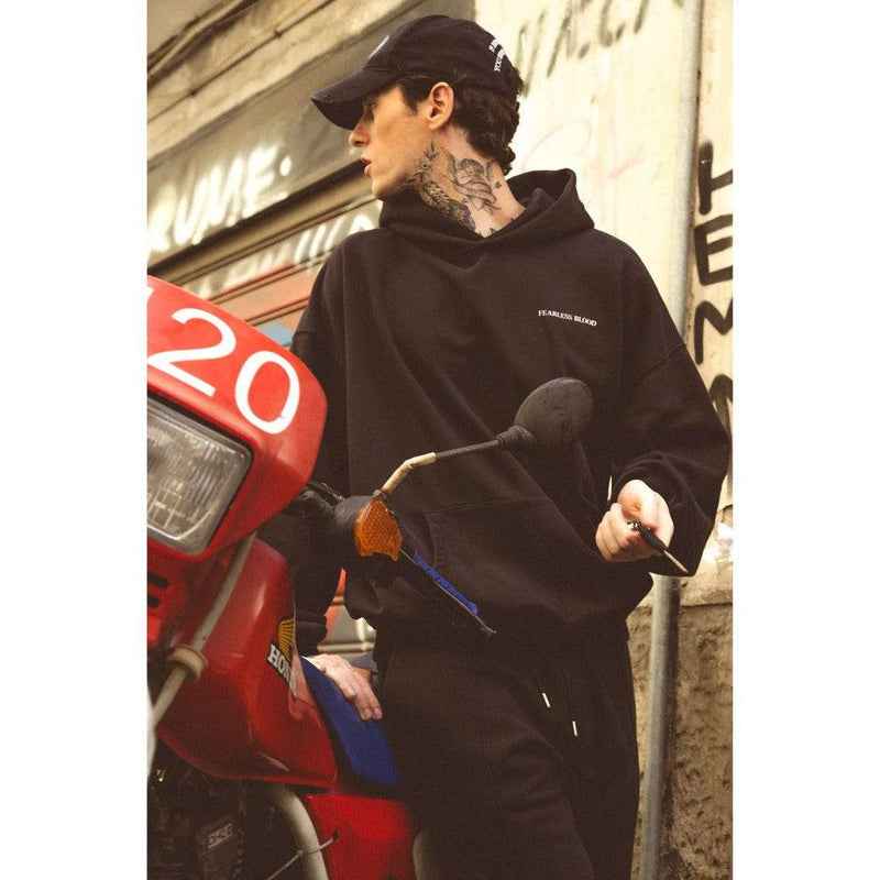 FB-LOGO-HOODY Black