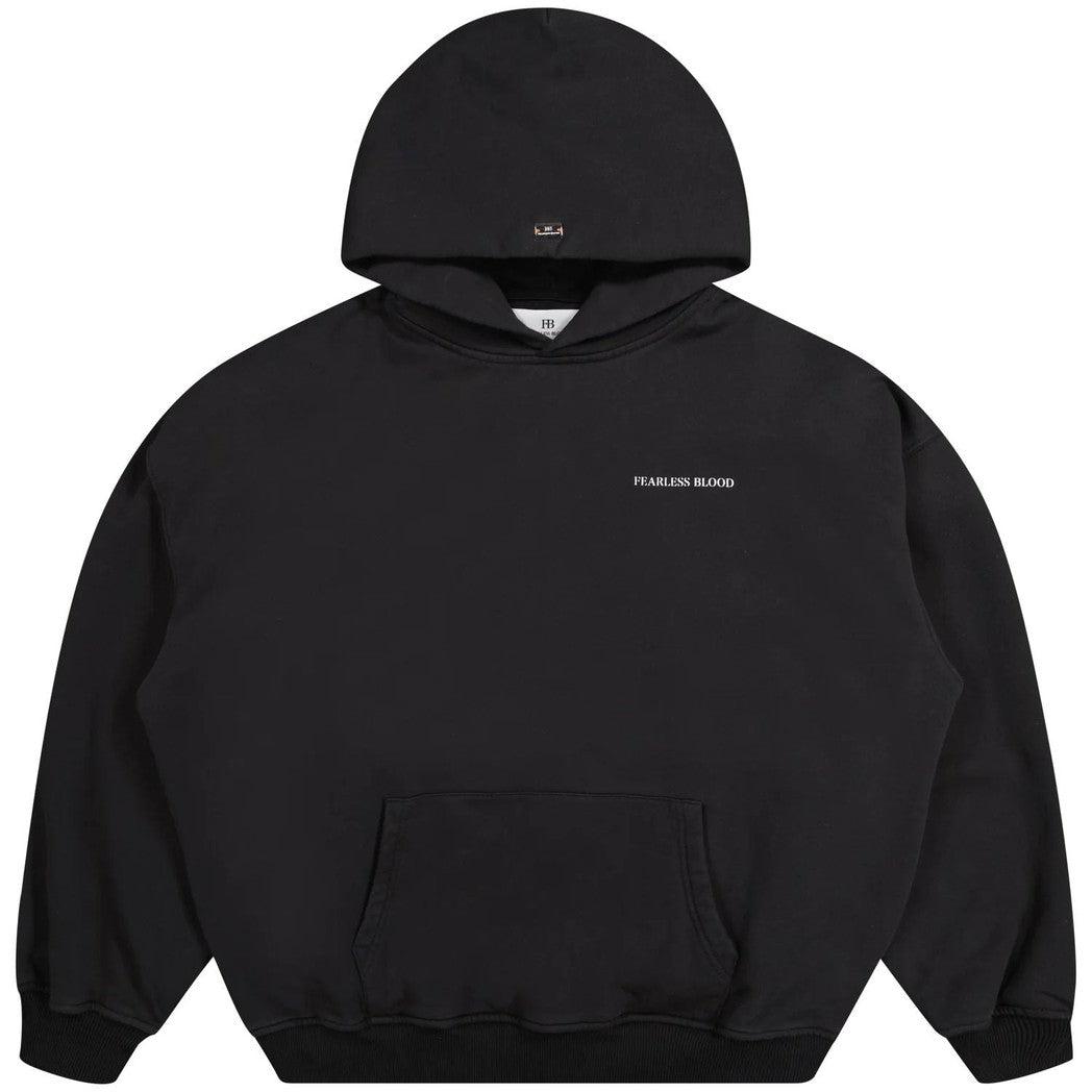 FB-LOGO-HOODY Black-Fearless Blood-Mansion Clothing