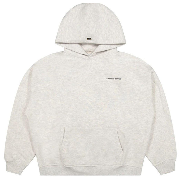 FB-LOGO-HOODY Grey Melee Vintage