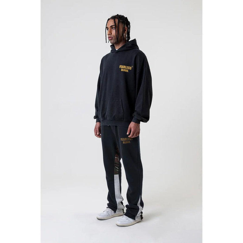 FB-PANT-BOOTCUT Deep Black-Fearless Blood-Mansion Clothing