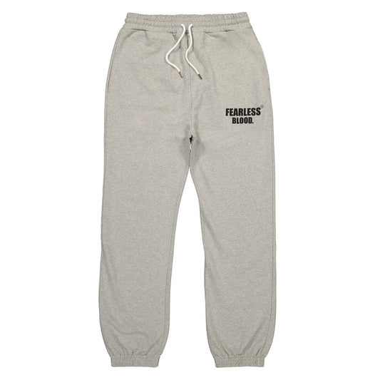 FB-PANT-LOGO Grey Melee Vintage-Fearless Blood-Mansion Clothing