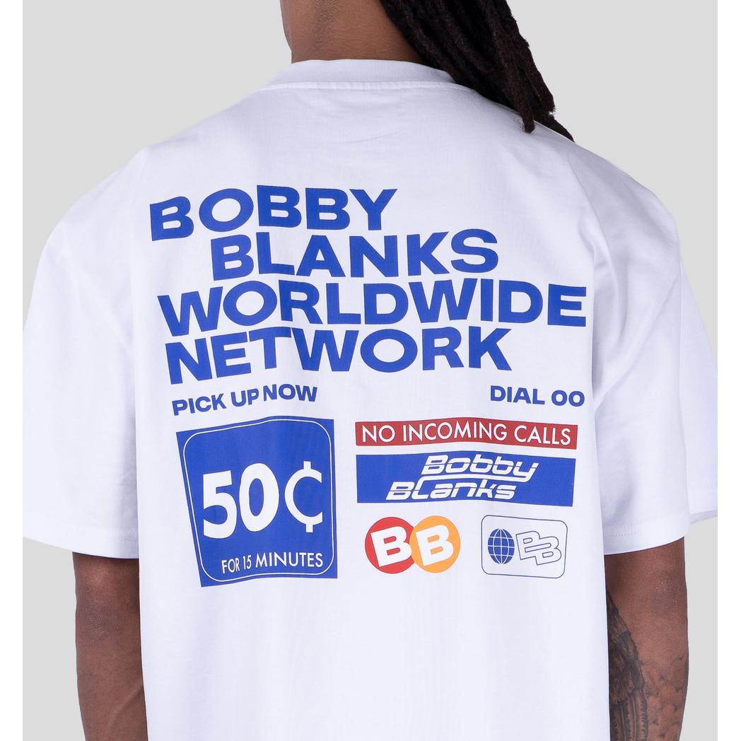 FORUM TEE WHITE/COBALT-Bobby Blanks-Mansion Clothing
