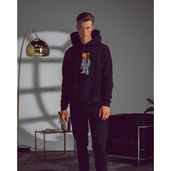 Filou CXVII Embroidered Hoodie Black-Baron Filou-Mansion Clothing