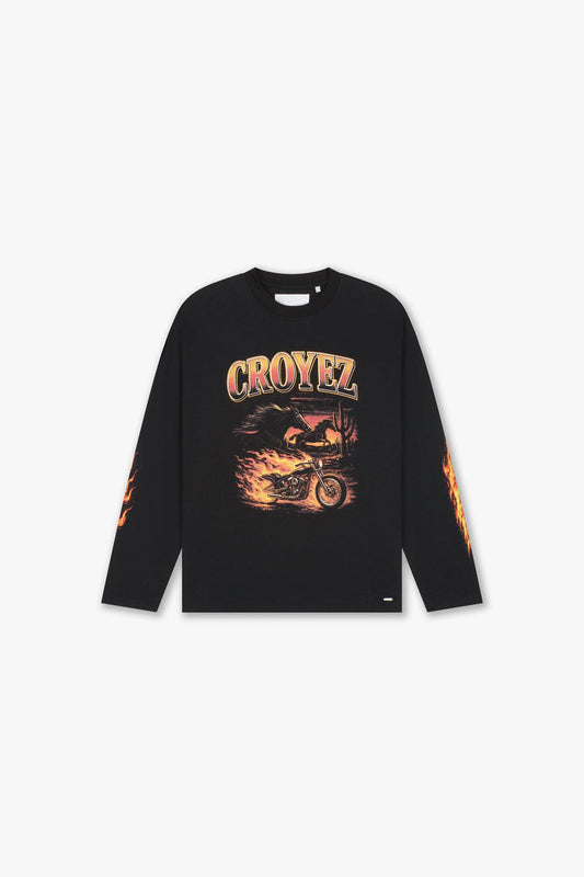 Firestorm Longsleeve T-Shirt Black