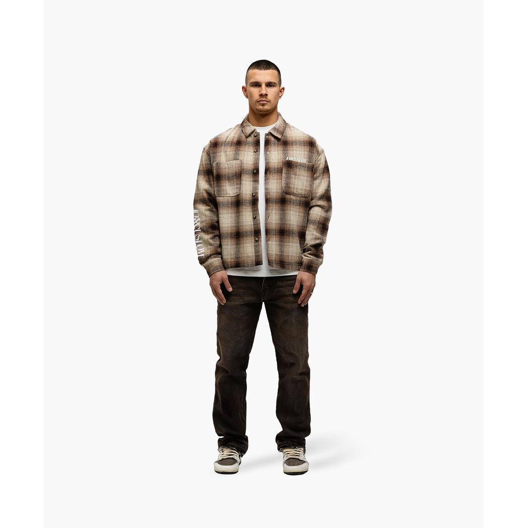 Flannel Jacket Brown-Jorcustom-Mansion Clothing