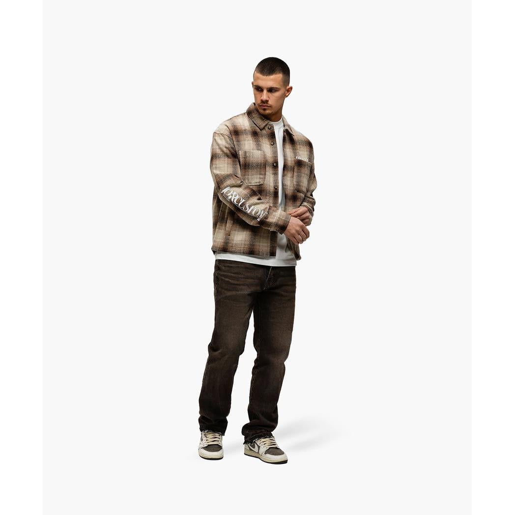 Flannel Jacket Brown-Jorcustom-Mansion Clothing