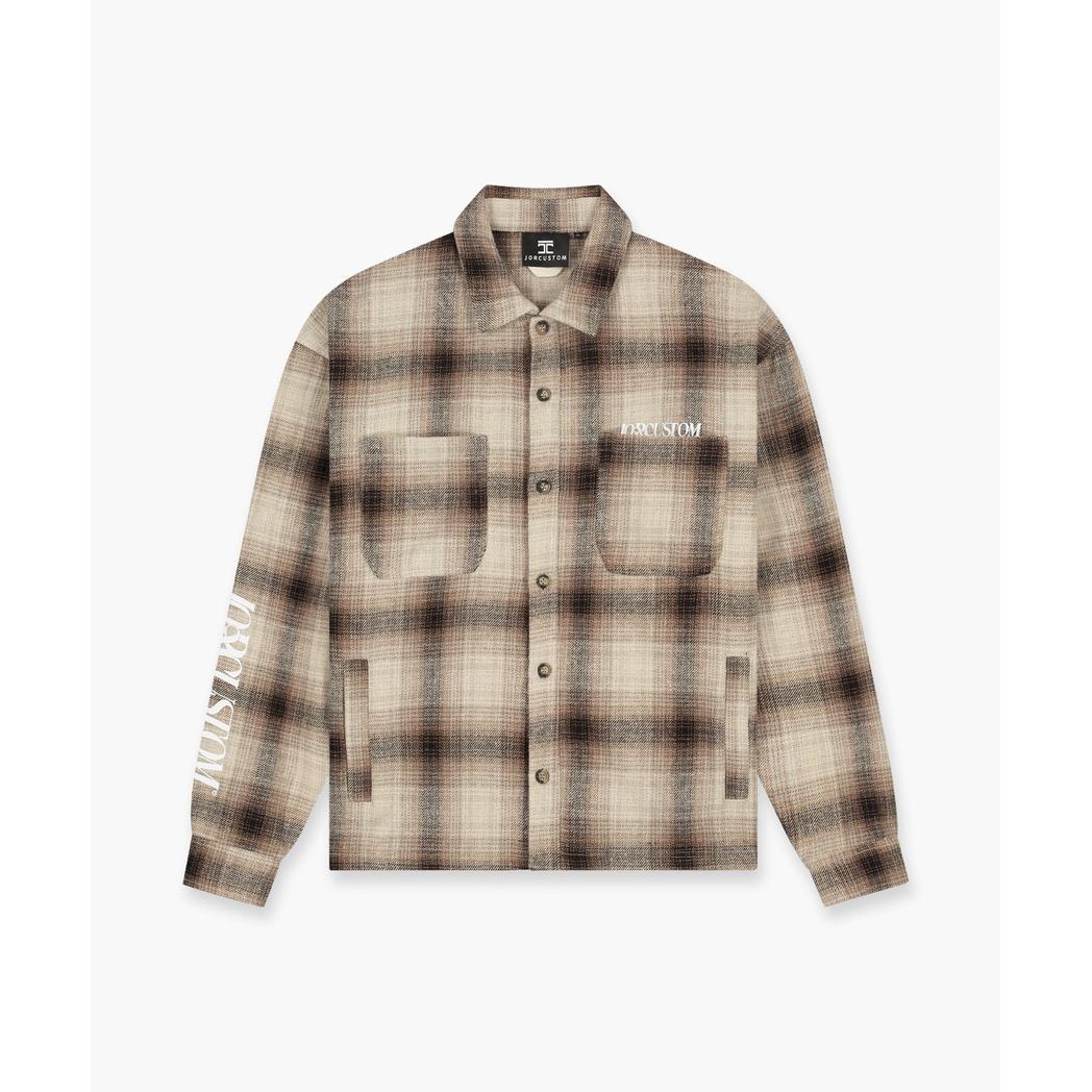 Flannel Jacket Brown-Jorcustom-Mansion Clothing